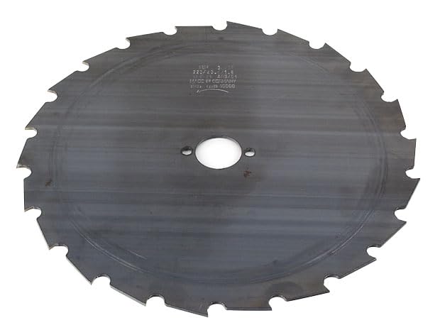 Ratioparts Couteau à débroussailleuse 22 Dents Diamètre extérieur 200 mm Diamètre extérieur 25,4 mm Épaisseur 1,5 mm Noir
