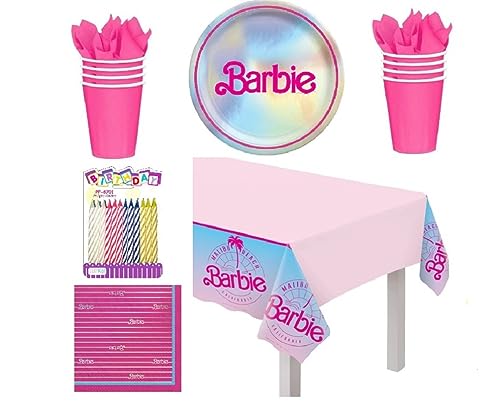 Malibu Barbie scène en plastique décor mural géant de fête