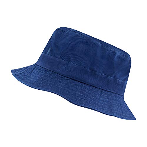 Bucket Hat For Men And Women Teens Garment Washed Cotton Lightweight Packable Cute Bucket Hats For Beach Sun Summer Travel (Navy, X-Small/Small) #TOP7