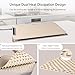 SORON Warming Mat for Food, Electric Food Warming Mat with 7 Adjustable Temperature, Silicone Warming Tray with 4 Hours Timer and Child Lock, Suitable for All Countertops (Large + Insulation mat)