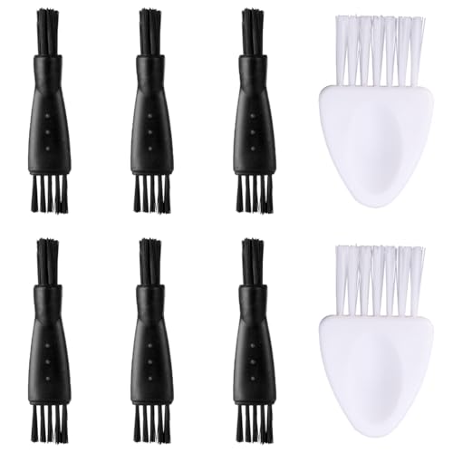 JEYORZY 8 Piezas Cepillos de Limpieza para Máquinas de Afeitar, Cepillo de Limpieza para Maquinilla de Afeitar Eléctrica, para Eliminar los Restos de Barba y el Polvo