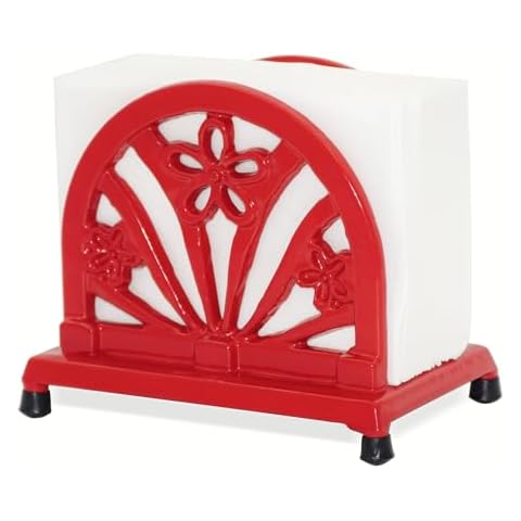 MINLUFUL Vintage Cast Iron Napkin Holder Cover