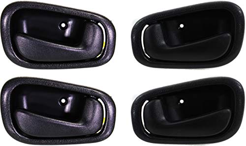 Garage-Pro Interior Door Handle Compatible with Toyota Corolla/Prizm 1998-2002 Front and Rear Door Handle Right Side and Left Side Inside Set of 4 Black Manual Lock Garage-Pro Interior Door Handle Compatible with Toyota Corolla/Prizm 1998-2002 Front and Rear Door Handle Right Side and Left Side Inside Set of 4 Black Manual Lock