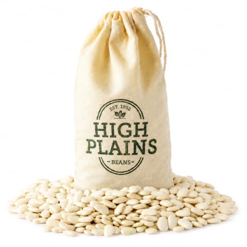 High Plains Beans Large Lima Beans, 1 lb Bag, Premium