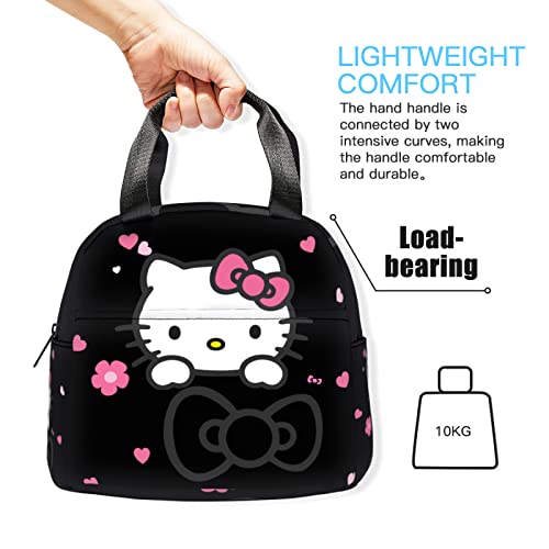 Vidjorde Cartoon Lunch Bag For Women Girls Insulation Lunch Bag Portable Lunch Box For School Office Picnic Travel Work #TOP3