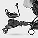 Universal 2-in-1 Stroller Board, Buggy Board with Detachable Seat Standing Board, Holds Children Up to 44lbs