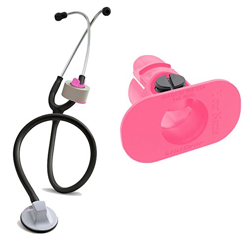 StatGear Stethoscope Tape Holder - Personalized Medical Items for Nurses, Paramedics, EMT, EMS - Hot Pink