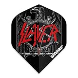 WINMAU Rock Legends Slayer Black Eagle Rhino Extra Thick Dart Flights - 1 Satz pro Packung (Insgesamt 3 Flüge)