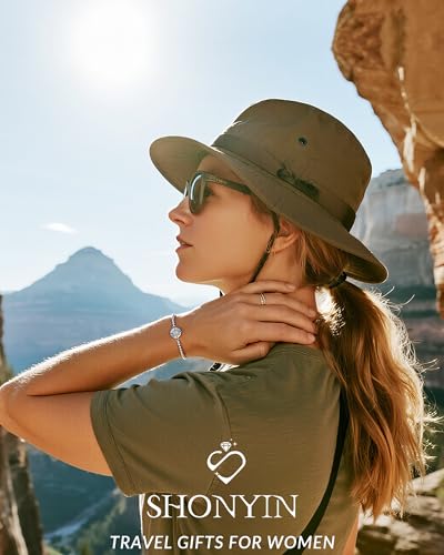 Shonyin Travel Gifts for Women with Sentimental Blessing Card, Unique Meaningful Good Luck Gift for Safe Travel2