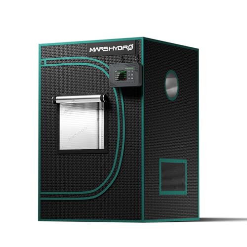 MARS HYDRO Growzelt 60x60x90cm,Indoor Grow Tent Reflektierende Mylar Zuchtzelte Hydrokultur,abnehmbaren Boden Tablett,für Pflanzen wachsen Raum