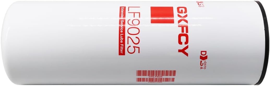 LF9025 Lube Filter Oil Filter Replace LFP9025 BD7250 57744 P552025 PH9971 Compatible with International 184 1606 C1 DT466 DT570 Engine(2005-2006)