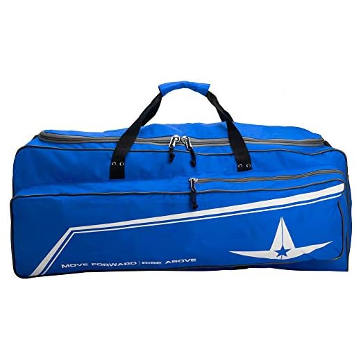 All-Star Pro Catcher's Wheeled Equipment Bag (Royal)