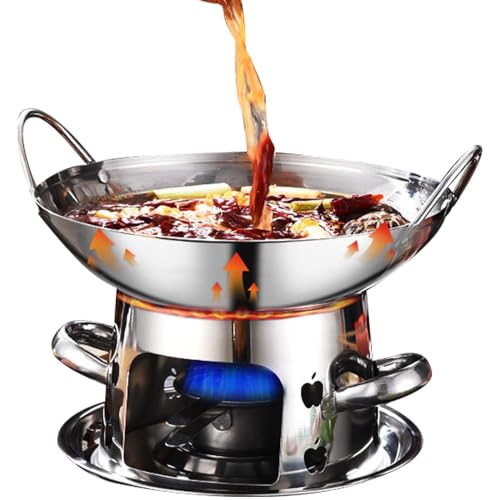 ポット付きの屋外ピクニックオーブンポータブルキャンプストーブ|キャン炊飯器セットは、錆びにくく、耐食性、非常に熱導電性、非常に耐プ、ハイキング、ピクニック、旅行、庭園、テラスのために屋外で調理するためのストーブ