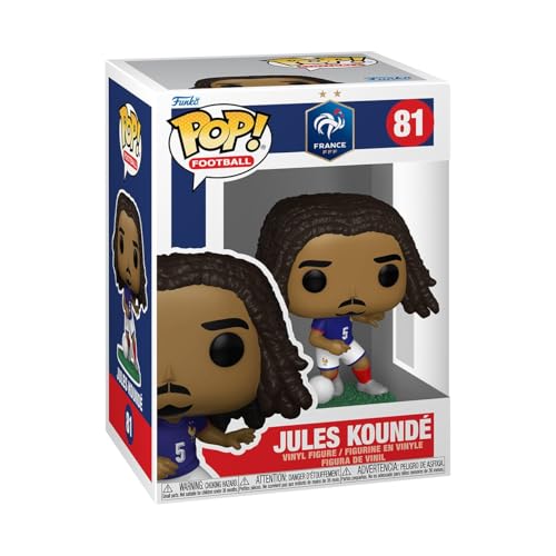 Funko POP! Football: France - Jules Kounde - Figura in vinile da collezione - Idea regalo - Prodotto ufficiale - Giocattoli per bambini e adulti - Modello di figura per collezionisti ed esposizione