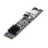 2) El adaptador es un convertidor que convierte la clave NVME M disponible de una placa base en un cabezal USB 3.1. El puerto USB 3.1 de un chasis puede ser alimentado por USB 3.1 sin una placa base.