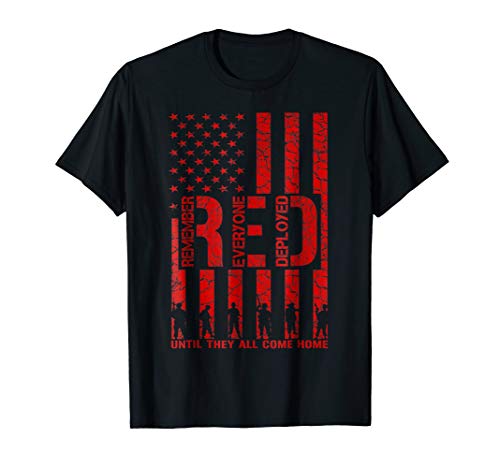 Red Friday Military Shirt - Veteran Deployed Shirts