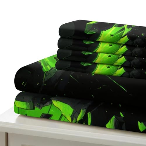 Housse de couette foot hypoallergique en microfibre résistante avec fermeture éclair 3D - 7