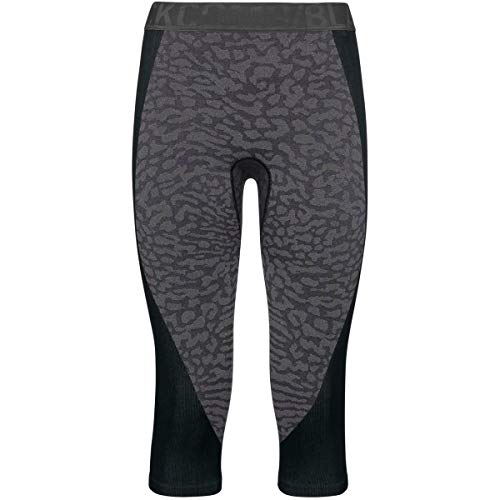 Image of Odlo Bl Blackcomb Women's Tights, womens, 187101, Black - Odlo Steel Grey - Silver, L