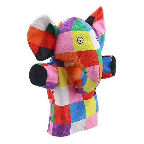 Marioneta de elefante Elmer de The Puppet Company mini peluche infantil 2