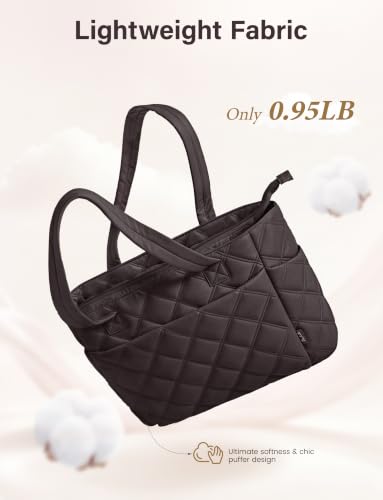 Uselike Quilted Puffer Tote Bag