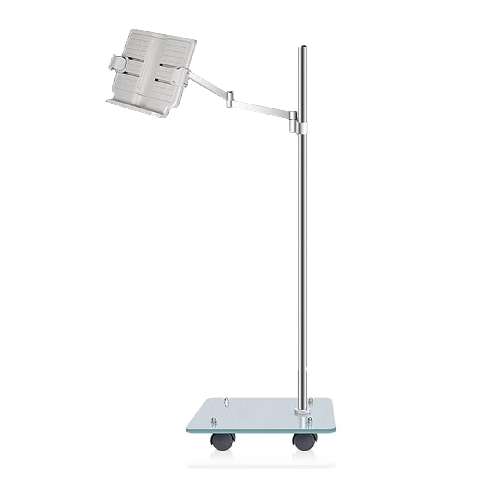 Soporte De Suelo Ajustable Para Lectura De Libros, Soporte Para Libros Para Leer Manos Libres Soporte De Libros Para Revistas Atril Estudio, Con Ruedas, Para Texto Música Tabletas Coc(Size:Con ruedas)