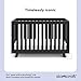 Storkcraft Beckett Convertible Crib (Black) – Converts from Baby Crib to Toddler Bed and Daybed, Fits Standard Full-Size Crib Mattress, Adjustable Mattress Support Base