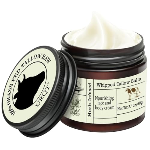 Organic Grass Fed Tallow Balm - Deeply Nourishing for Face & Body Tallow Cream, Moisturizing Skin Care Cream for Dry Skin