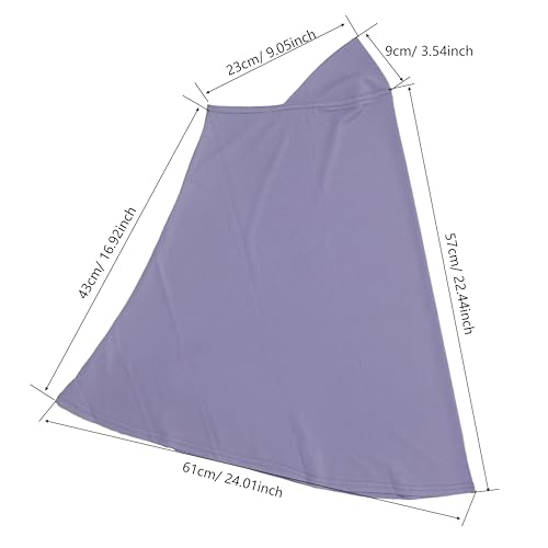 One-Piece Muslim Scarf Hijab Islamic Arab Head Wrap Solid Color for Women3