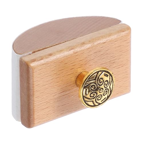 CONGARTENO 木製携帯用ロッカー吸墨器 インク速乾ツール 万年筆書き対応 軽量アルミ合金製 オフィス用筆記補助具 レトロデザインハンドル付き