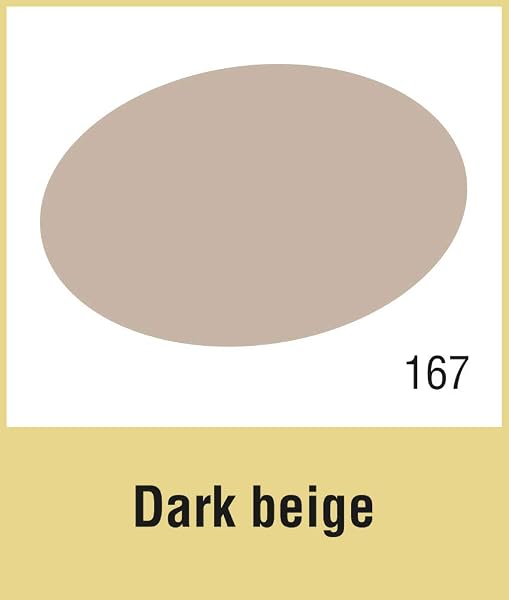 Close-up of the TRG Easy Dye bottle in Dark Beige, highlighting the product's intended use for footwear and accessories.