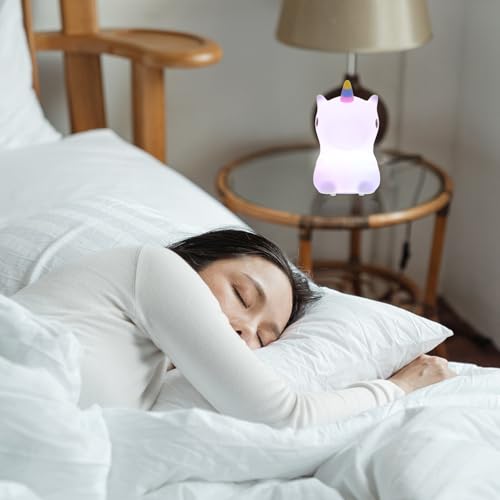 Lámpara de Noche Unicornio de Silicona LED ERINGOGO miniatura 3