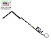 BESTeck_iPad 5th Generation 9.7" 2017 Version. Home Button Module Key Button Flex Cable Ribbon Connector Menu Key A1822 A1823 Replacement Part (White (Gold Ring))