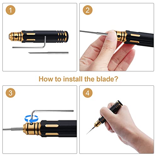 7 in 1 primo modello Scriber con 7 lame Gundam