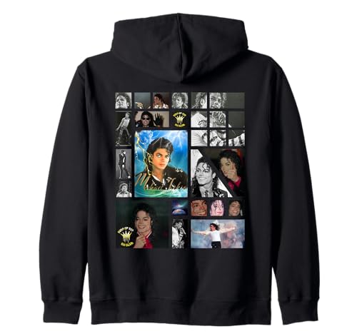 Image of MIchael Jackson 703 Back Printed Zip Hoodie