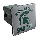 Michigan State Spartans Secondary Tow Trailer Hitch Cover Plug Insert 2"