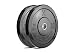 X Training Equipment Premium Black Bumper Plate Solid Rubber with Steel Insert - Great for Crosstraining Workouts (25lb Pair)