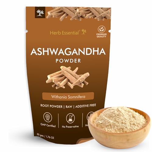 Herb Essential Pure Ashwagandha Powder - 50 G (B075T3PHR9) Amazon Price History, Amazon Price Tracker