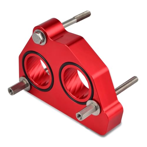Espaciador cuerpo mariposa rojo para Chevrolet Blazer y S10 1988-1995