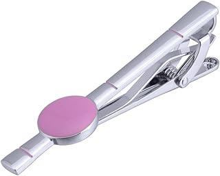 Juego de gemelos de boda, color rosa, clip de corbata redondo, accesorios para camisa de negocios