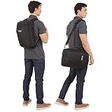 Thule Accent 17L Convertible Backpack - Fits 16" MacBook & 10.5" Tablet - Rigid Interior Pocket - Easily Switch Between Backpack and Briefcase - Quick Access to Internal Storage