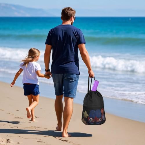 Image of TILYMOL Drawstring Backpack Gym Bag - String Gym Bag for Men & Women, Lightweight Cinch Sports Sackpack for Beach, Travel, Yoga, Swimming, Black