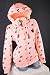 Zeralda Damen Sweat Jacke Kapuze Fleece gefüttert Hoodie Übergangsjacke Anker Sterne S - 3XL (Rosa-2024, XL)