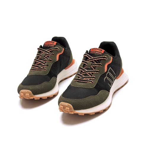 Mtng Para Hombre. 84810 Zapatillas Zinc Negro (45), Plano, Cordones, Casual - 2