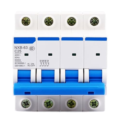 Disjoncteur miniature 4P 32A C NXB-63 protecteur de surcharge