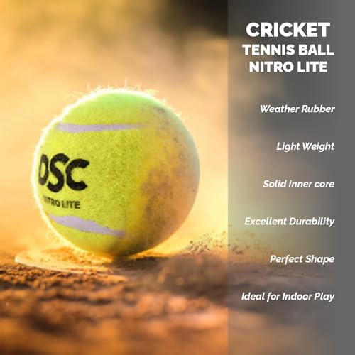 Image of DSC Nitro Light Leather Cricket Ball (Red) Pack of 6
