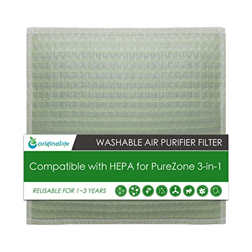Originallife Washable Reusable Air Purifier Filter Replacement HE...
