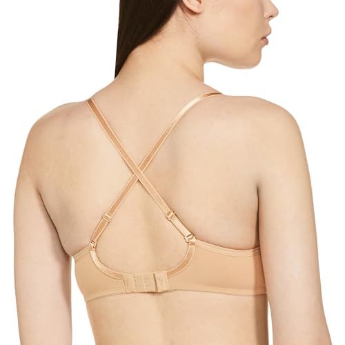 Image of Van Heusen Women's Cotton T-Shirt Bra|16 Hour Comfort|Everyday Bra|Breathable Perforated Cups|Anti Bacterial Tech|Sweat Absorbent|Padded|Wireless|Coverage|No Slip Soft Straps|Detachable Straps