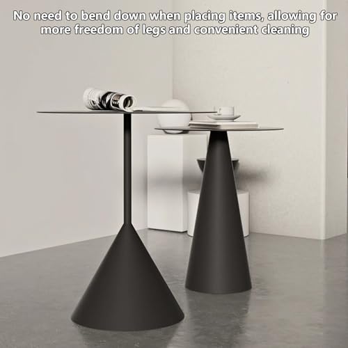 Table ronde pour petit espace à assemblage facile : le meuble central simple JATIBOSH