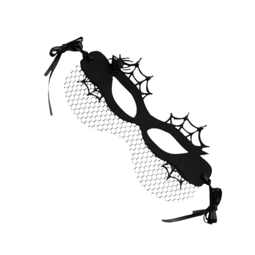 Masque Halloween araignée femme ajustable pour fêtes de carnaval et cosplay
