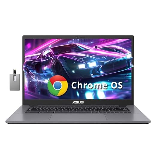 ASUS Laptop Chromebook Plus CX34 de 14 polegadas FHD, Intel i3-1215U, 8 GB de RAM, armazenamento de 256 GB (SSD de 128 GB + cartão USB de 128 GB), gráficos Intel UHD, câmera FHD 1080P, WiFi 6,